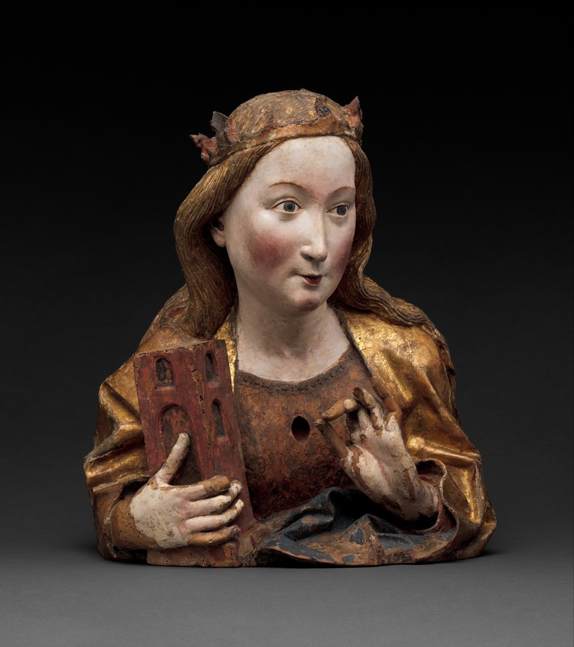 Buste reliquaire de Sainte Barbe, c.1465 - Nikolaus Gerhaert von Leyden
