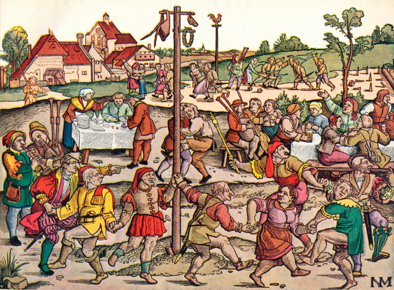 Célébration des Villageois, vers 1530, 1949 - Nikolaus Meldemann