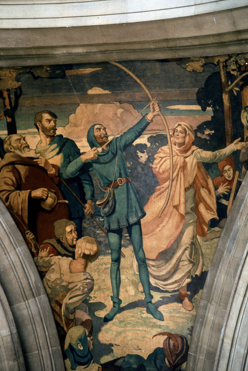 Robin des Bois et son amante Mariam - Noel Denholm Davies