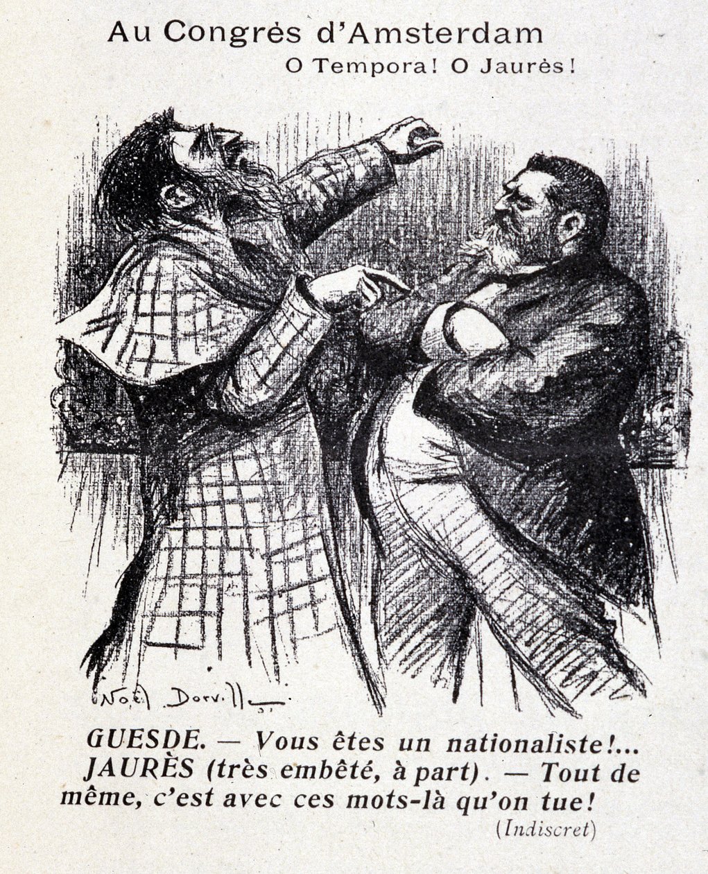 Altercation entre Jean Jaurès et Jules Guesde (congrès socialiste d