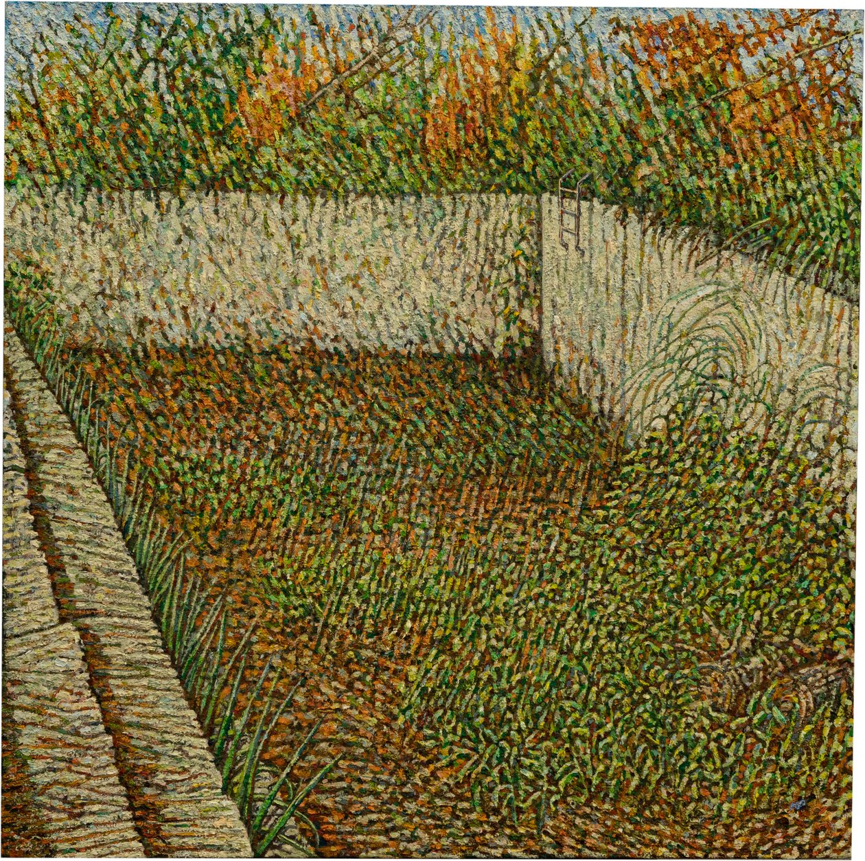 Temps au bord de la piscine, 2022 - Noel Paine