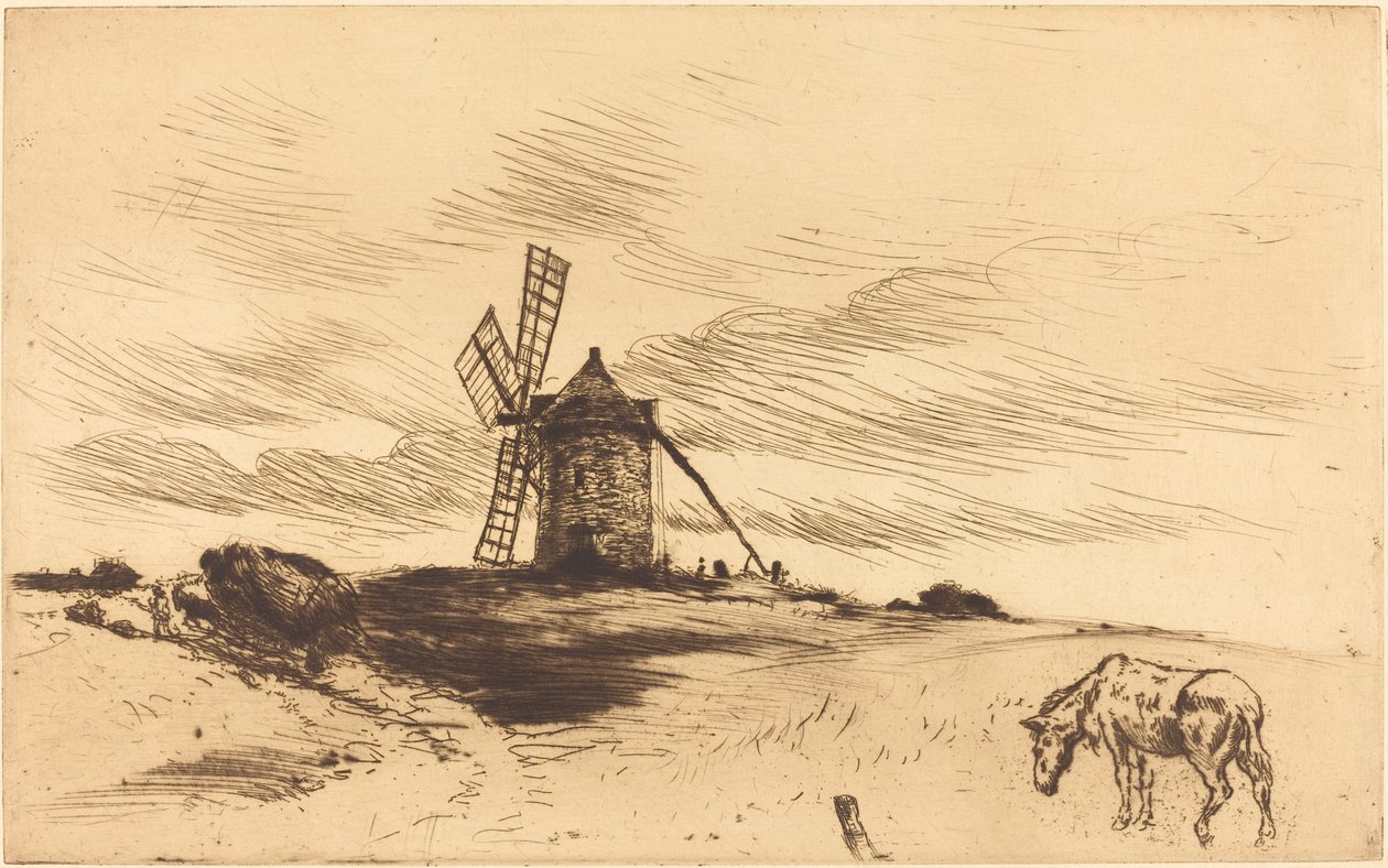 Le moulin de Saint Jacut - Norbert Goeneutte