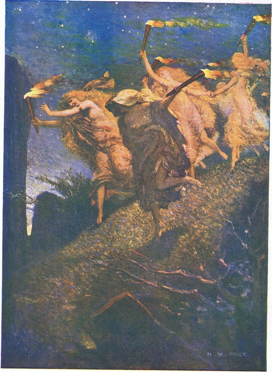 La première nuit de Walpurgis: "À travers l