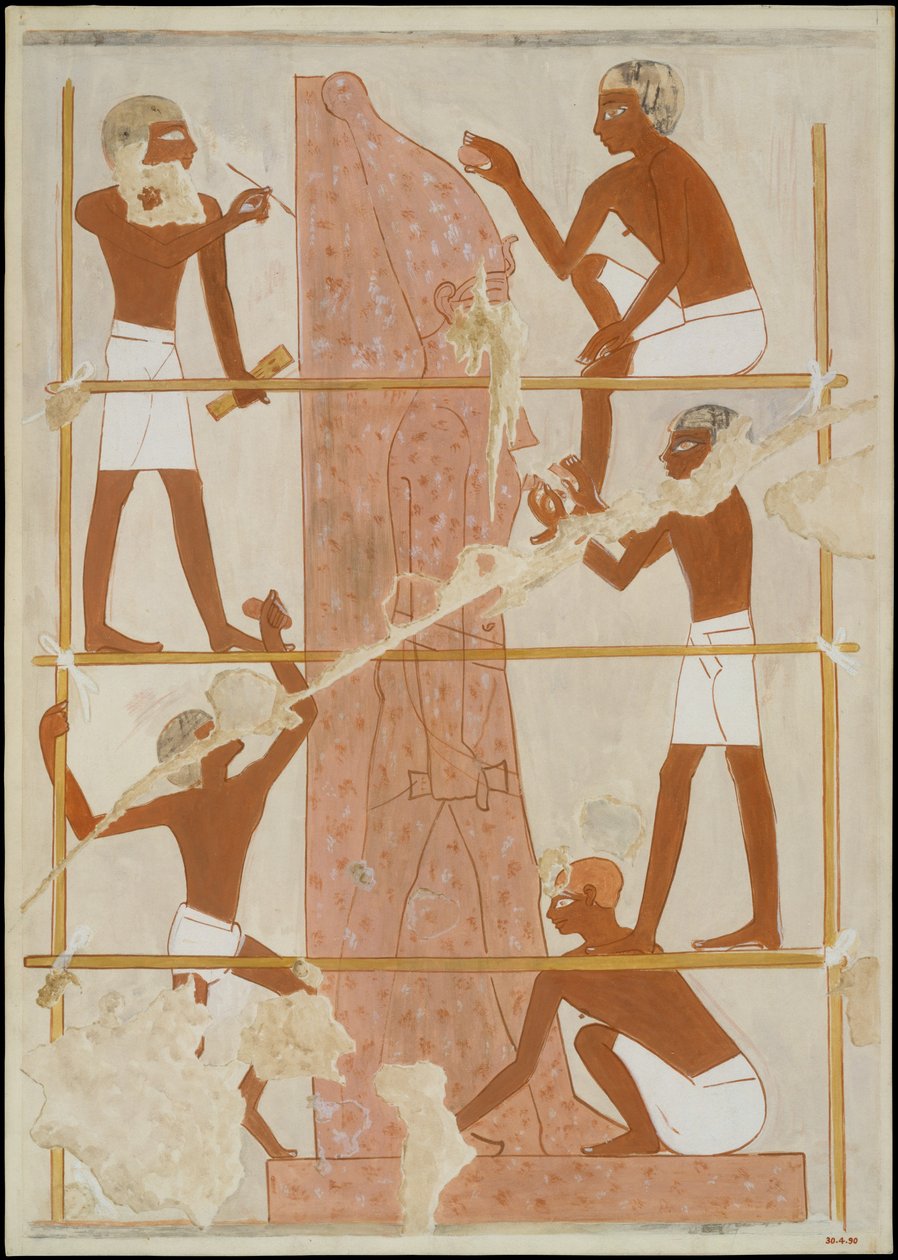 Sculpteurs au travail, Tombe de Rekhmire - Norman de Garis Davies