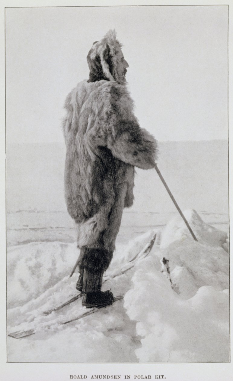 Roald Amundsen en kit polaire, extrait de 