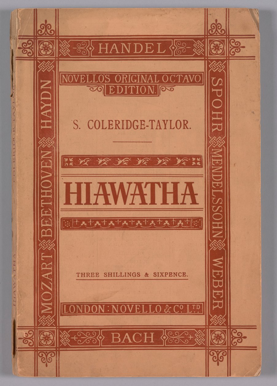 Le Chant de Hiawatha Op.30 - Novello and Company