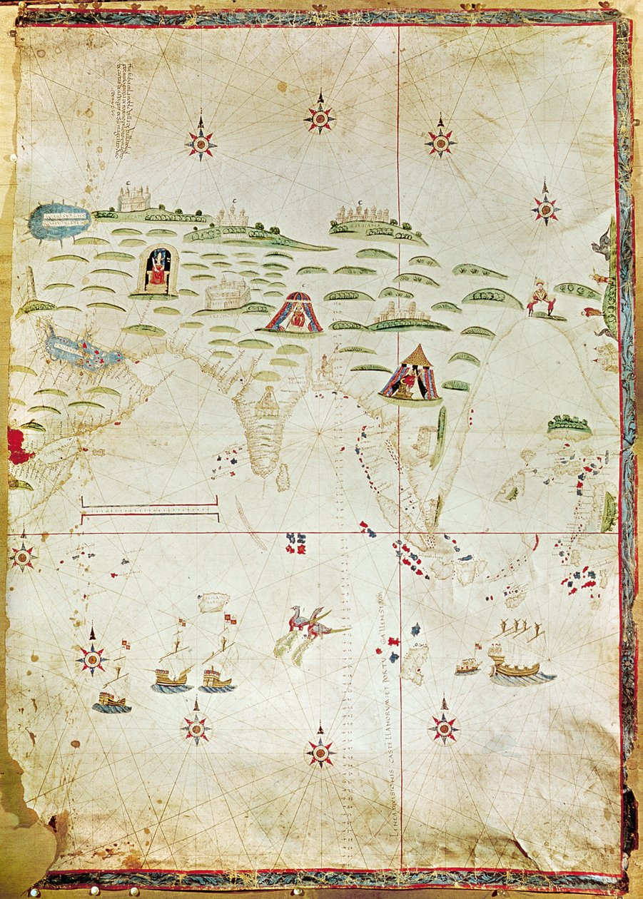 Carte des Moluques, 1522 - Nuno Garcia de Toreno