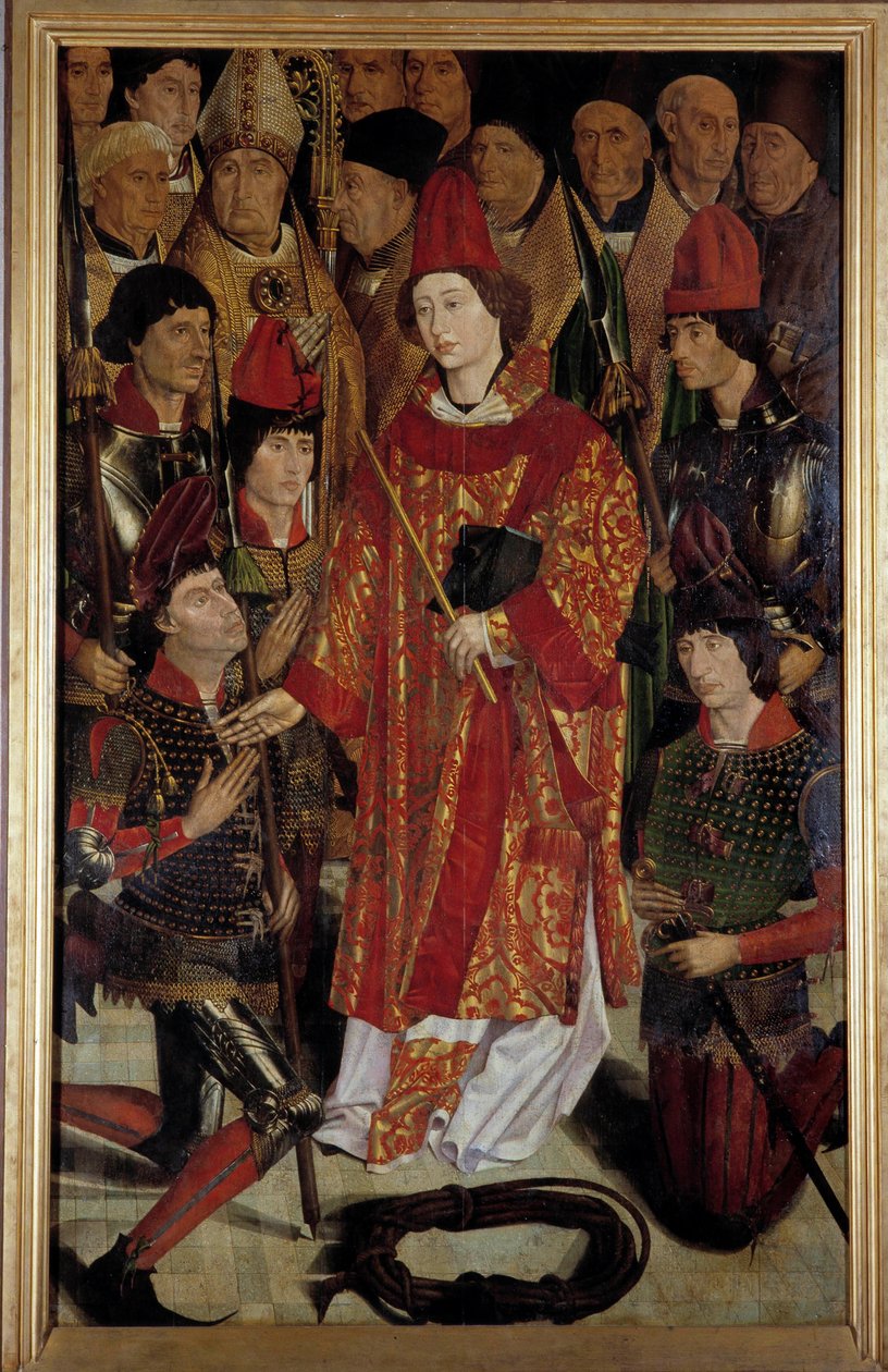 Saint Vincent, patron de Lisbonne Polyptyque de Saint Vincent de Saragosse entouré d