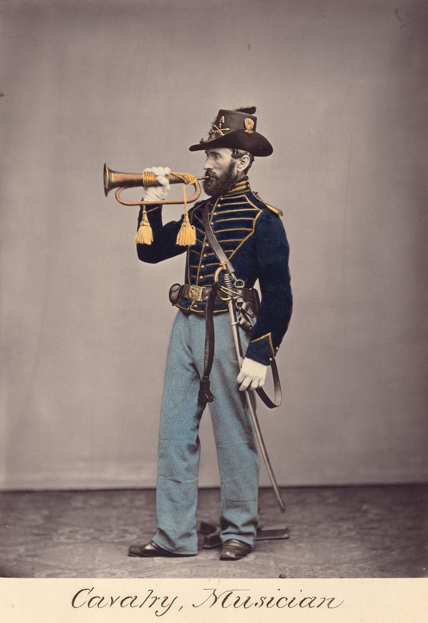 Cavalier, musicien - O.H. Willard