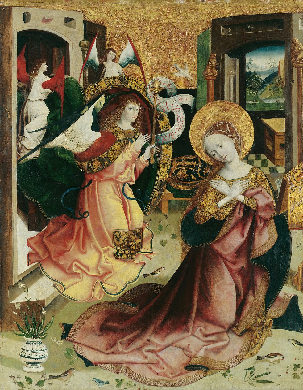 Annonciation à Marie - Oberösterreichischer Maler