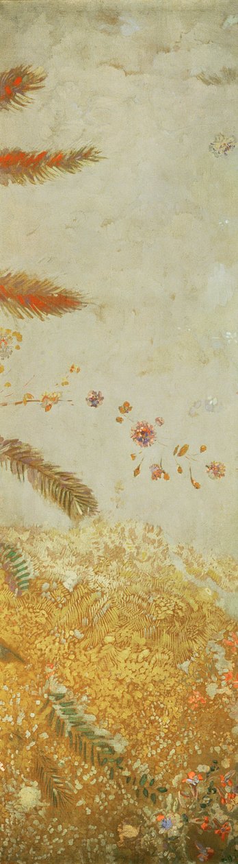 Panneau Décoratif, un des cinq conçus pour Ernest Chausson, 1902 - Odilon Redon