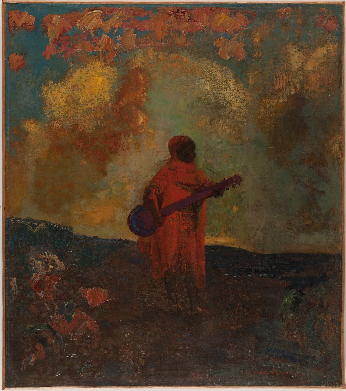 Arabe musicien - Odilon Redon