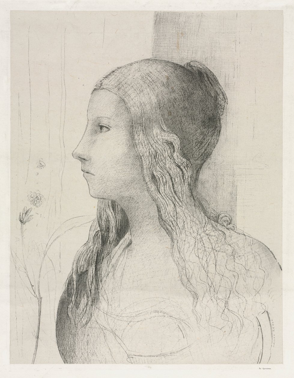 Brünhilde dans Le Crépuscule des dieux, 1894 - Odilon Redon
