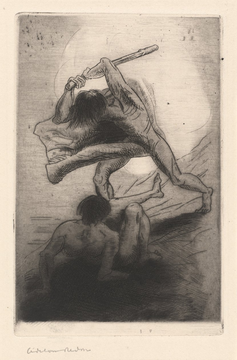 Caïn et Abel - Odilon Redon