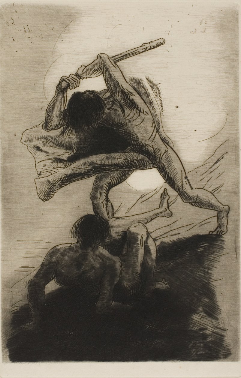 Caïn et Abel - Odilon Redon