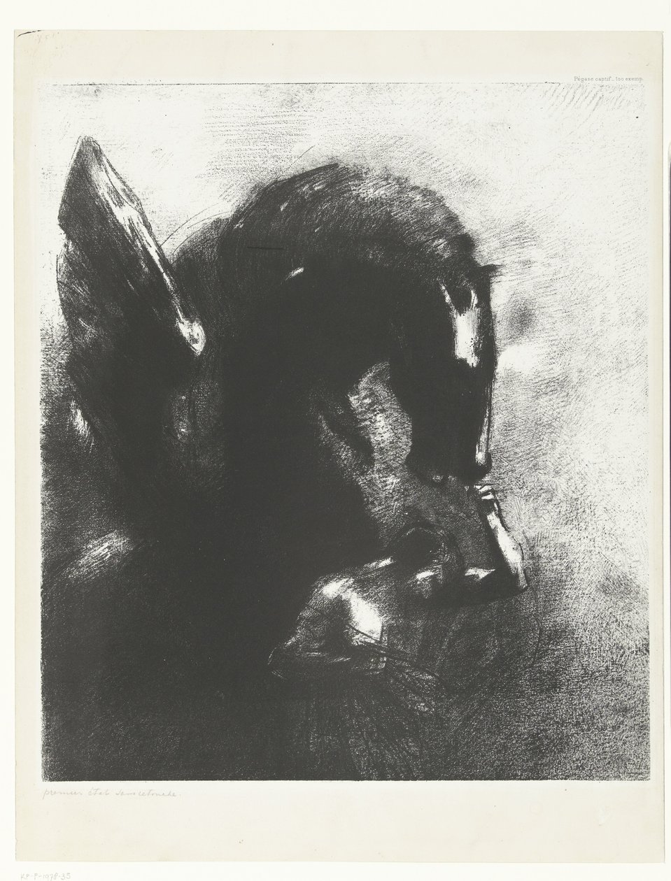 Pégase captif - Odilon Redon