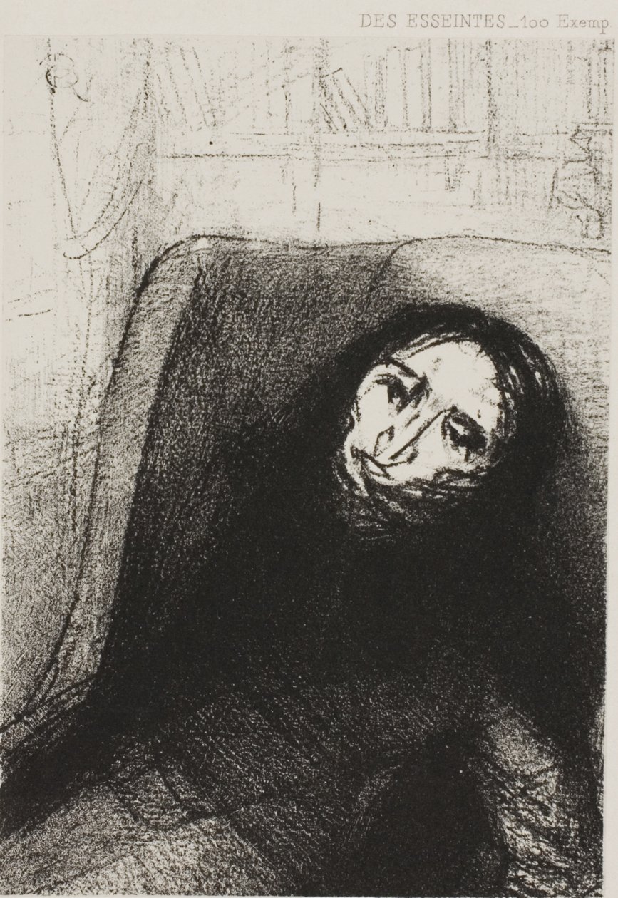 Des Esseintes, Frontispice pour A Rebours de J.K. Huysmans - Odilon Redon