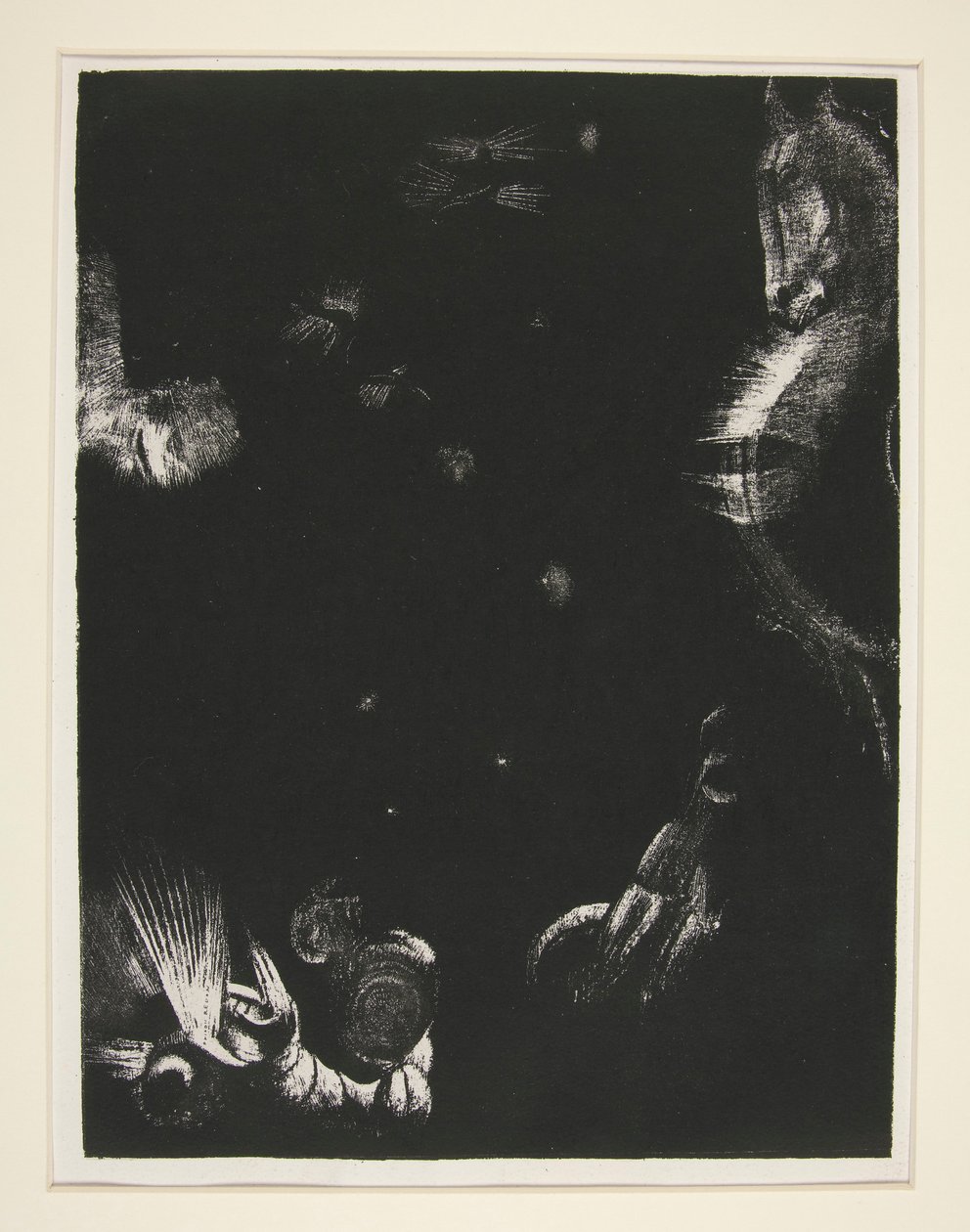 Des peuples divers habitent les pays de I - Odilon Redon