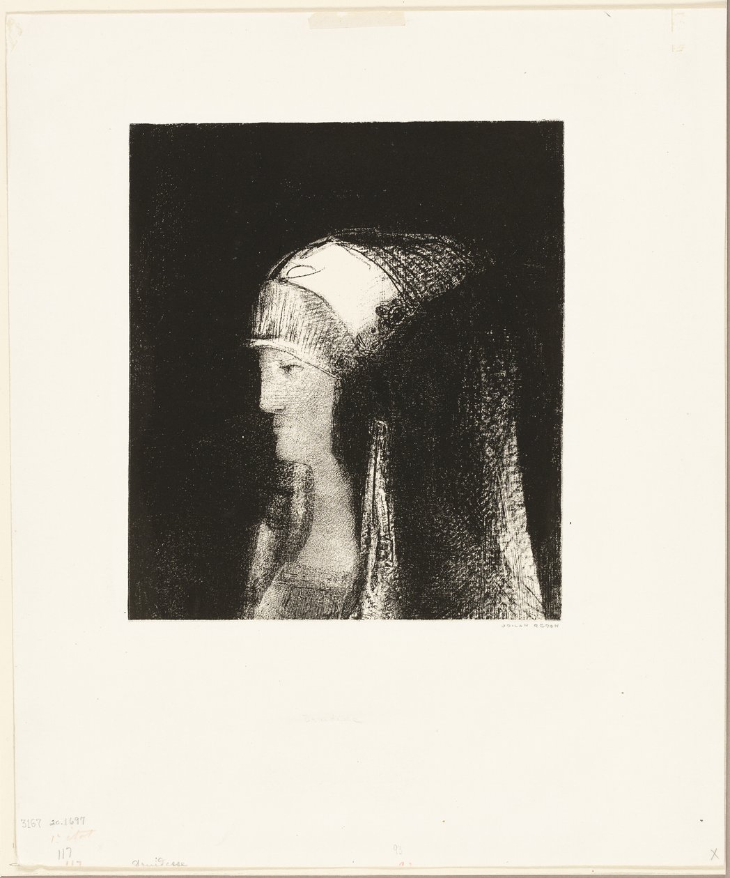 Druidesse - Odilon Redon