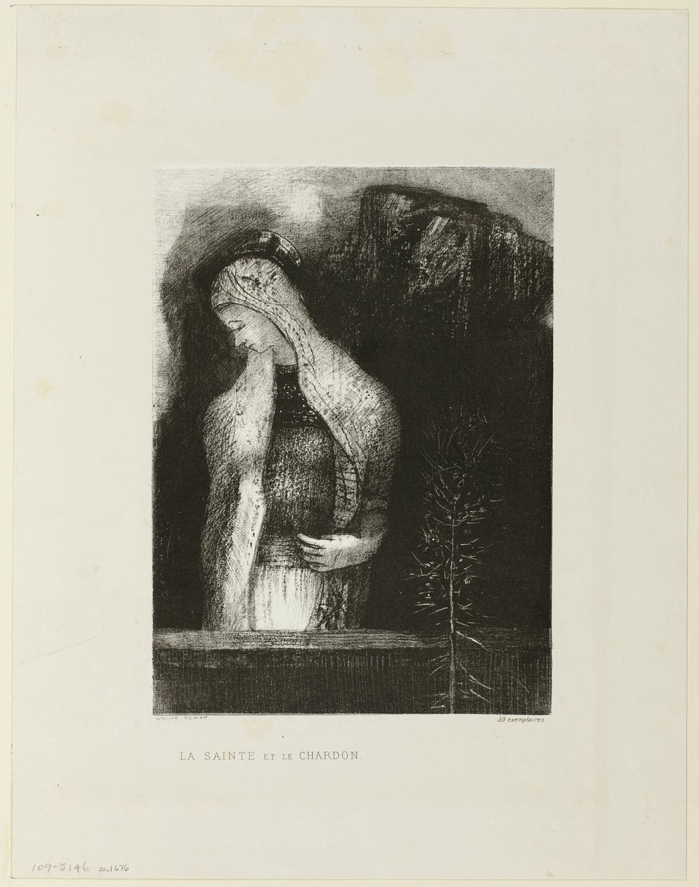 Sainte Femme et Chardon - Odilon Redon