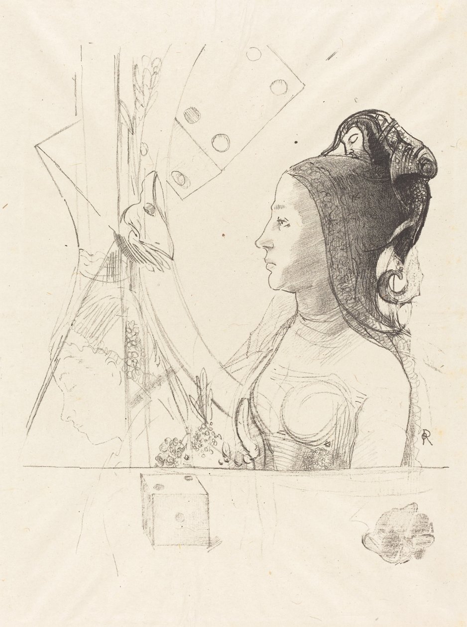Profil de femme - Odilon Redon