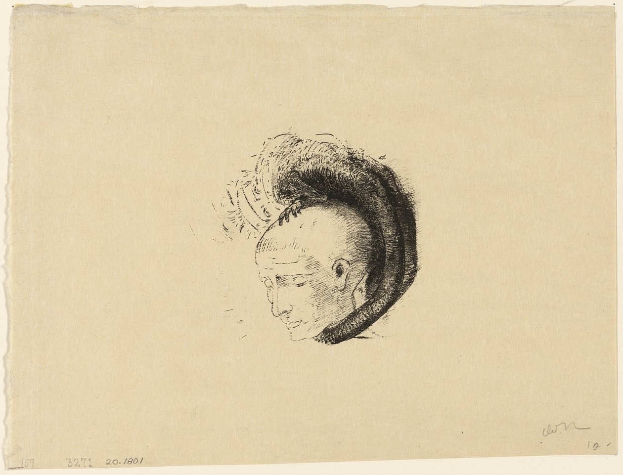 Frontispice pour Le mouvement idéaliste en peinture par André Mellerio - Odilon Redon