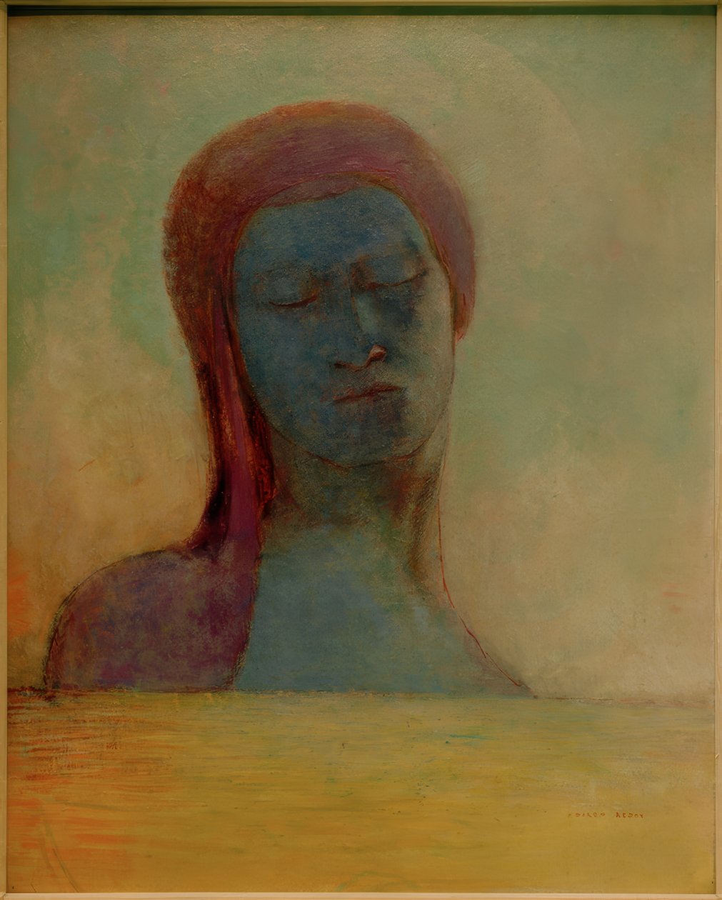 Yeux fermés - Odilon Redon