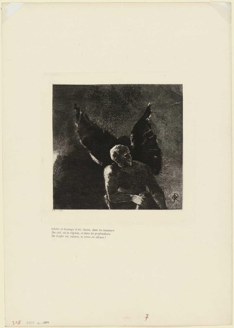Gloire et louange à toi, Satan, dans les hauteurs du ciel, où tu régnais, et dans les profondeurs de l