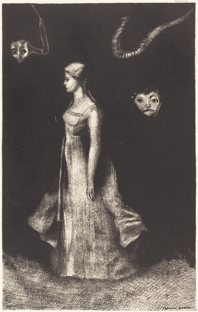 Hantise (Obsession) - Odilon Redon