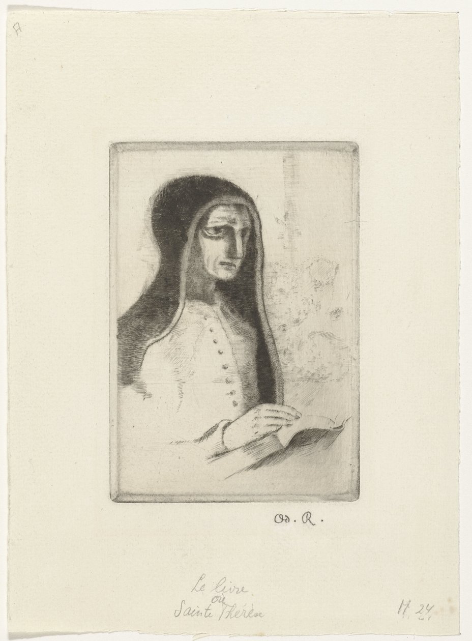 Le Livre (Sainte-Thérèse) - Odilon Redon