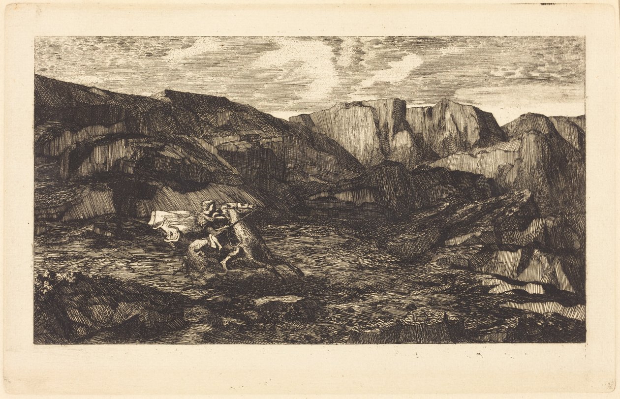 La Peur (Fear) - Odilon Redon