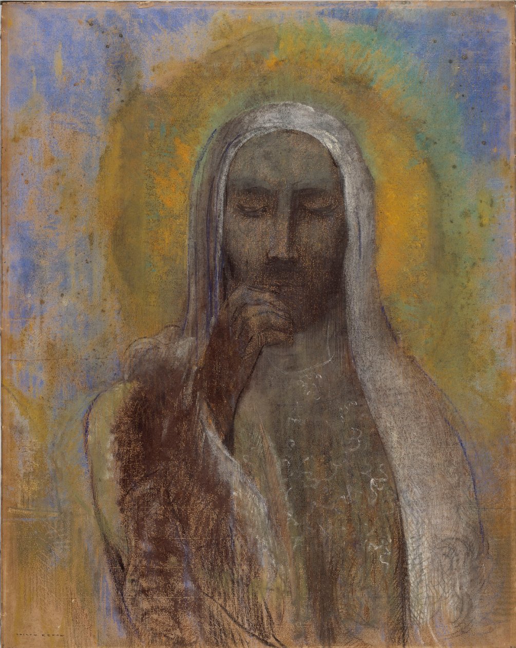 Le Christ du silence - Odilon Redon