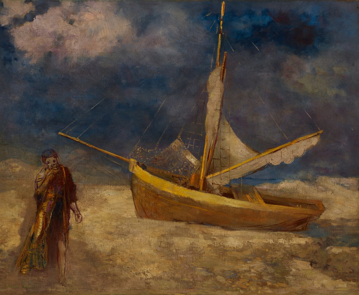 Le pêcheur aliéné - Odilon Redon
