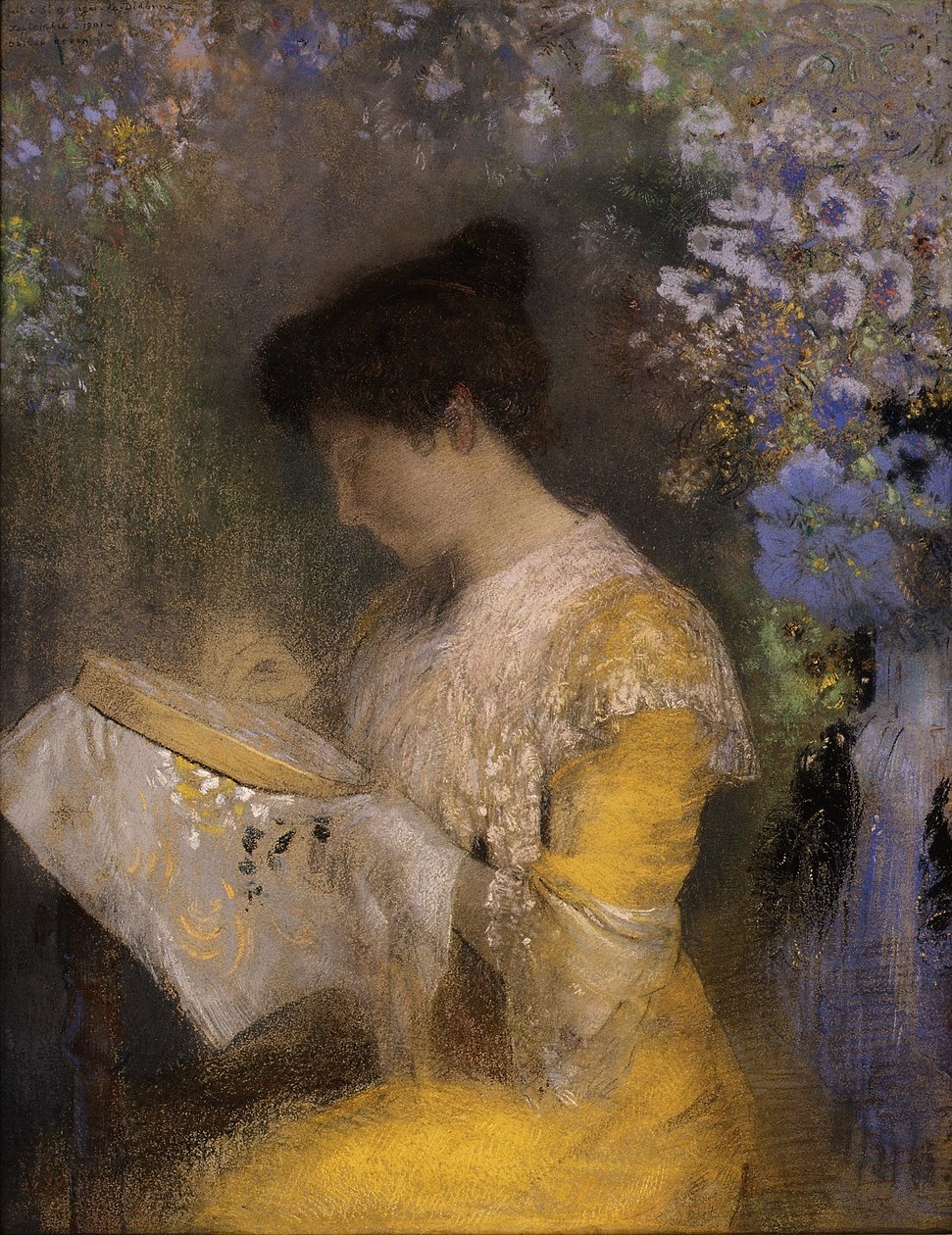 Madame Arthur Fontaine (Marie Escudier, 1865-1946) - Odilon Redon