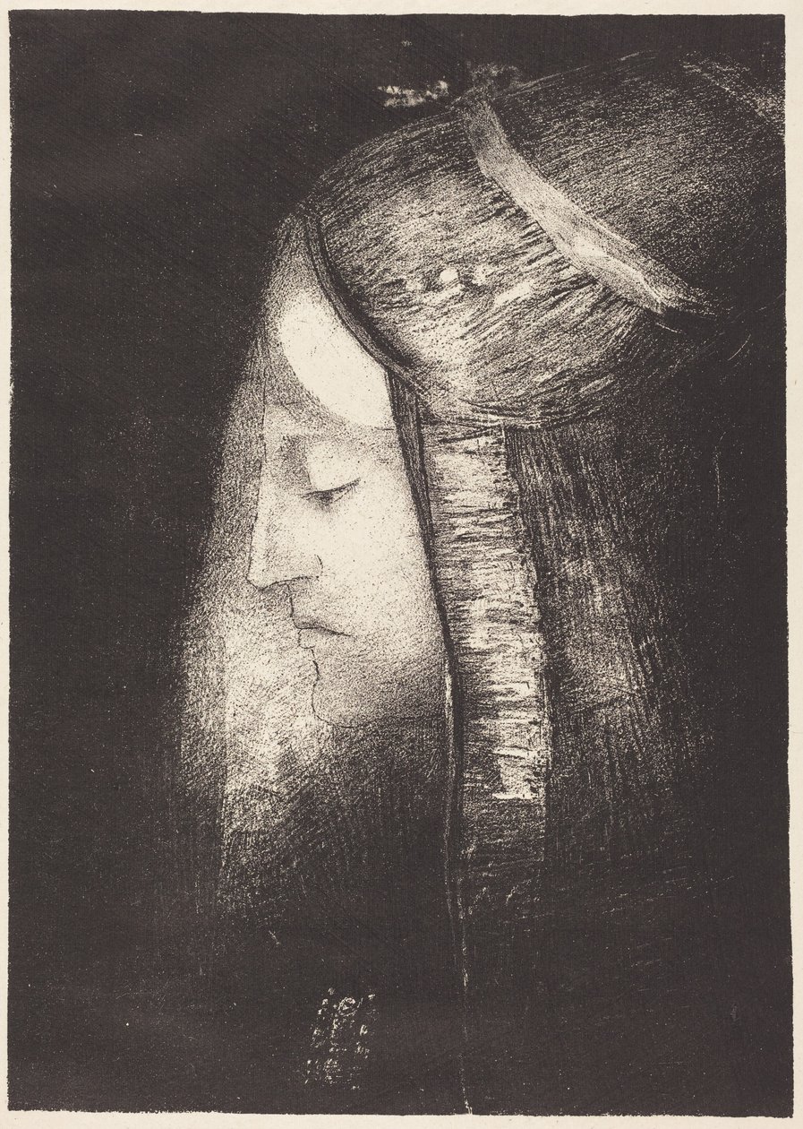 Profil de lumière (Profile of light) - Odilon Redon