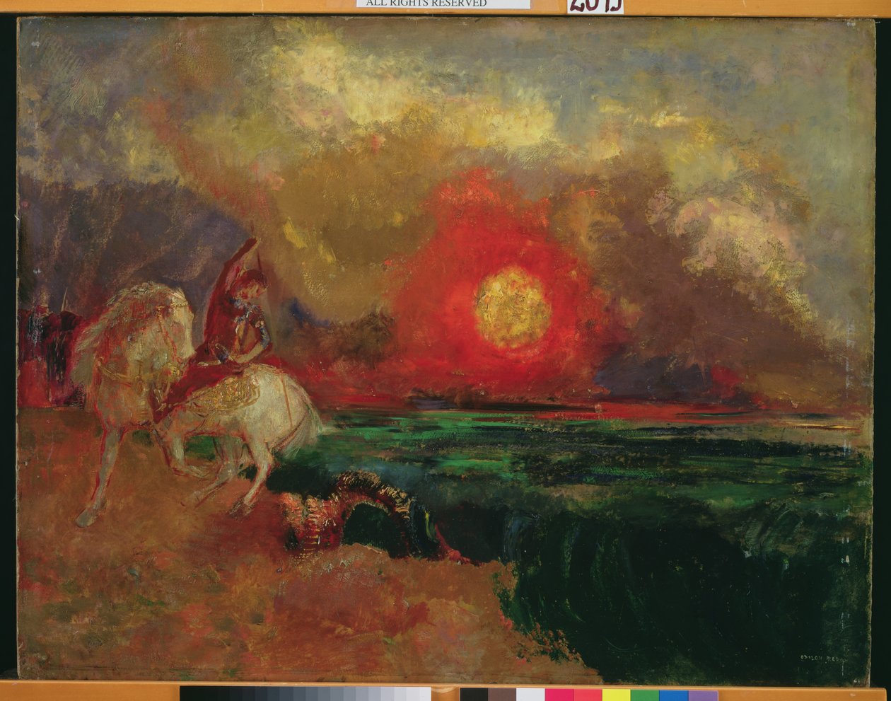 Saint Georges et le Dragon - Odilon Redon