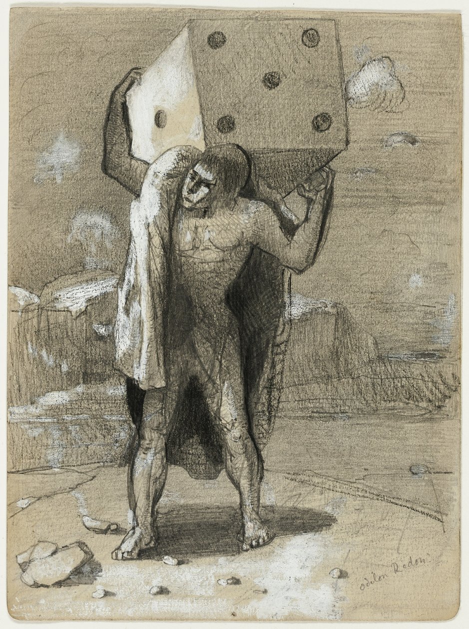 Le dé - Odilon Redon