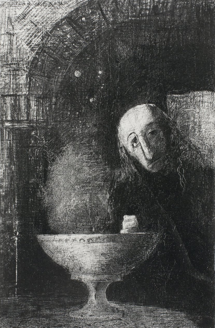 La Recherche infinie, de Nuit, 1886 - Odilon Redon