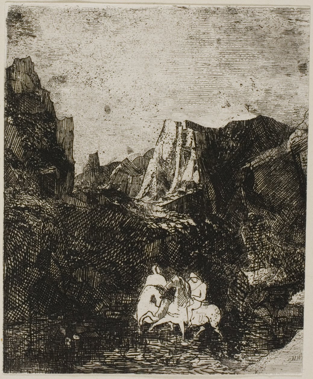 Deux petits cavaliers - Odilon Redon