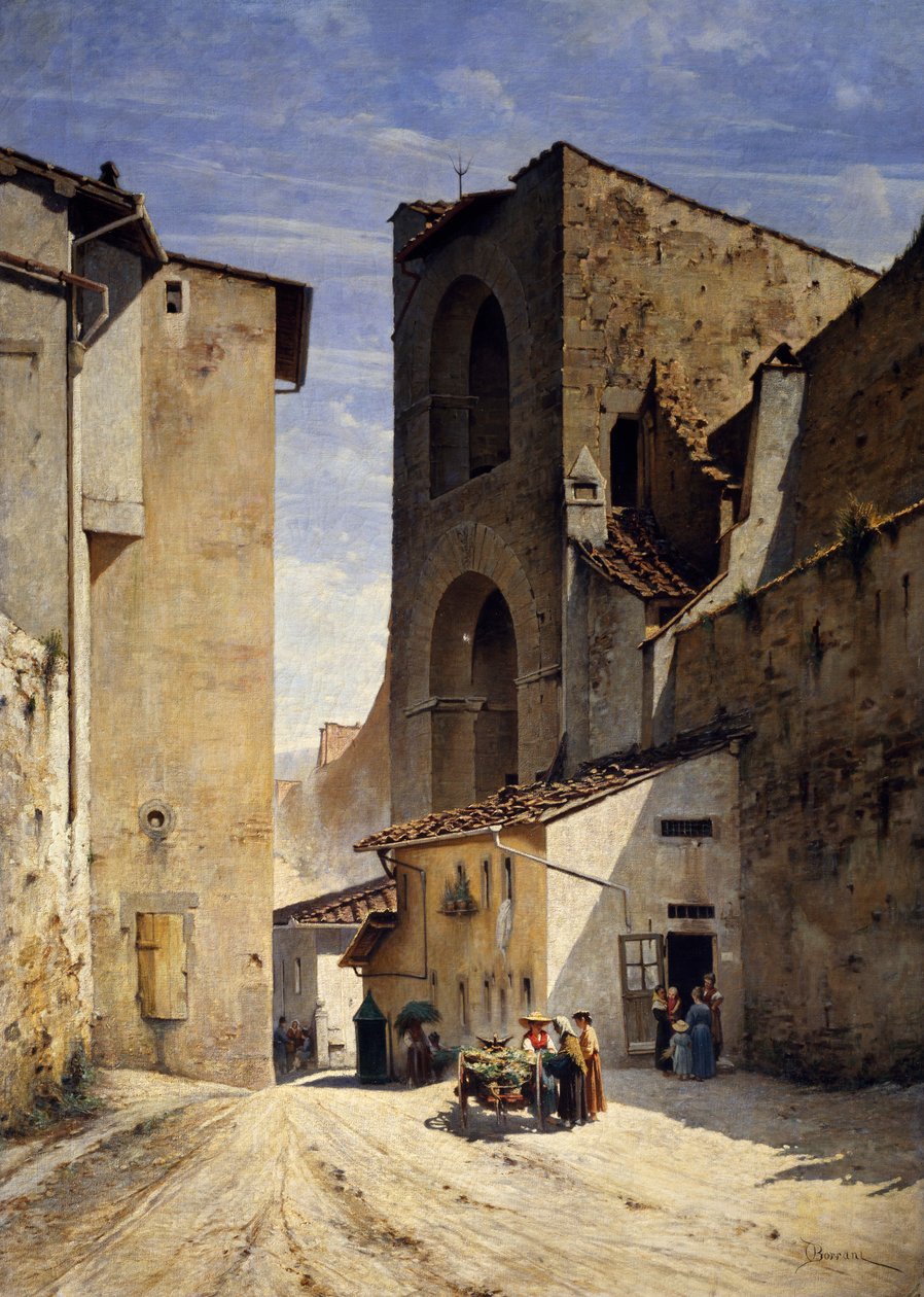 Porta San Niccolo à Florence - Odoardo Borrani