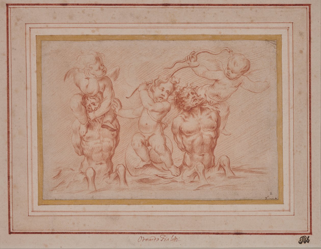 Tritons et Putti - Odoardo Fialetti