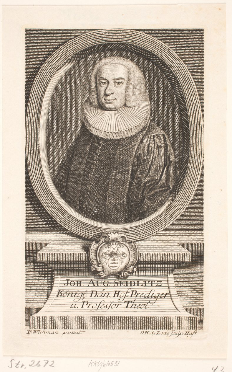 Johan August Seidlitz, Prêtre - Odvardt Helmoldt de Lode