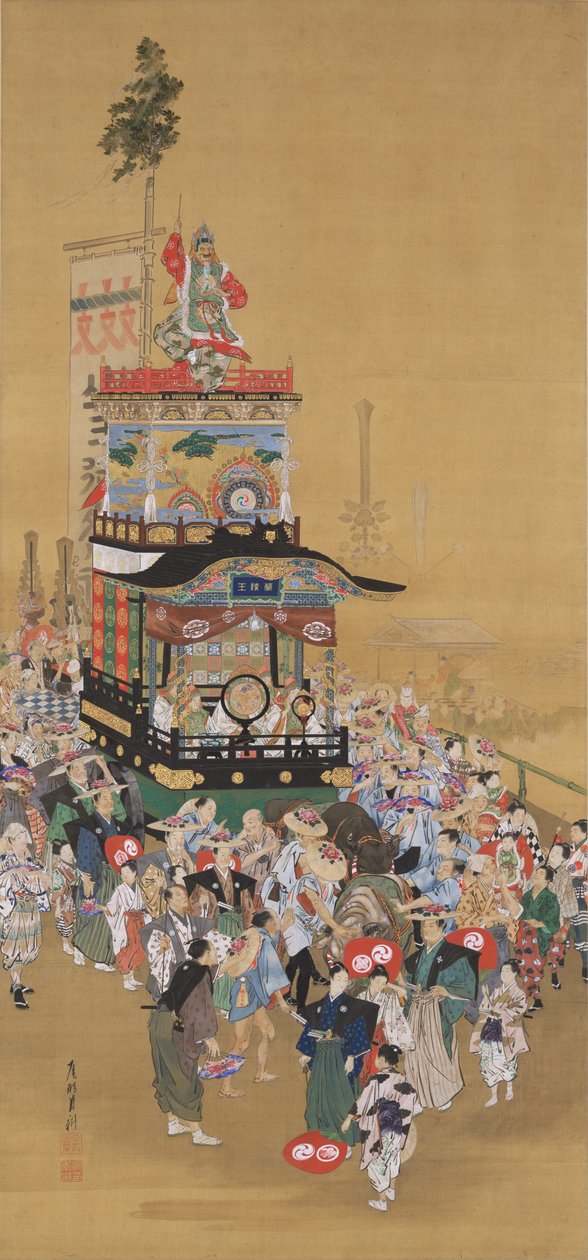 Das Sannō-Festival in Edo - Ogata Gekko