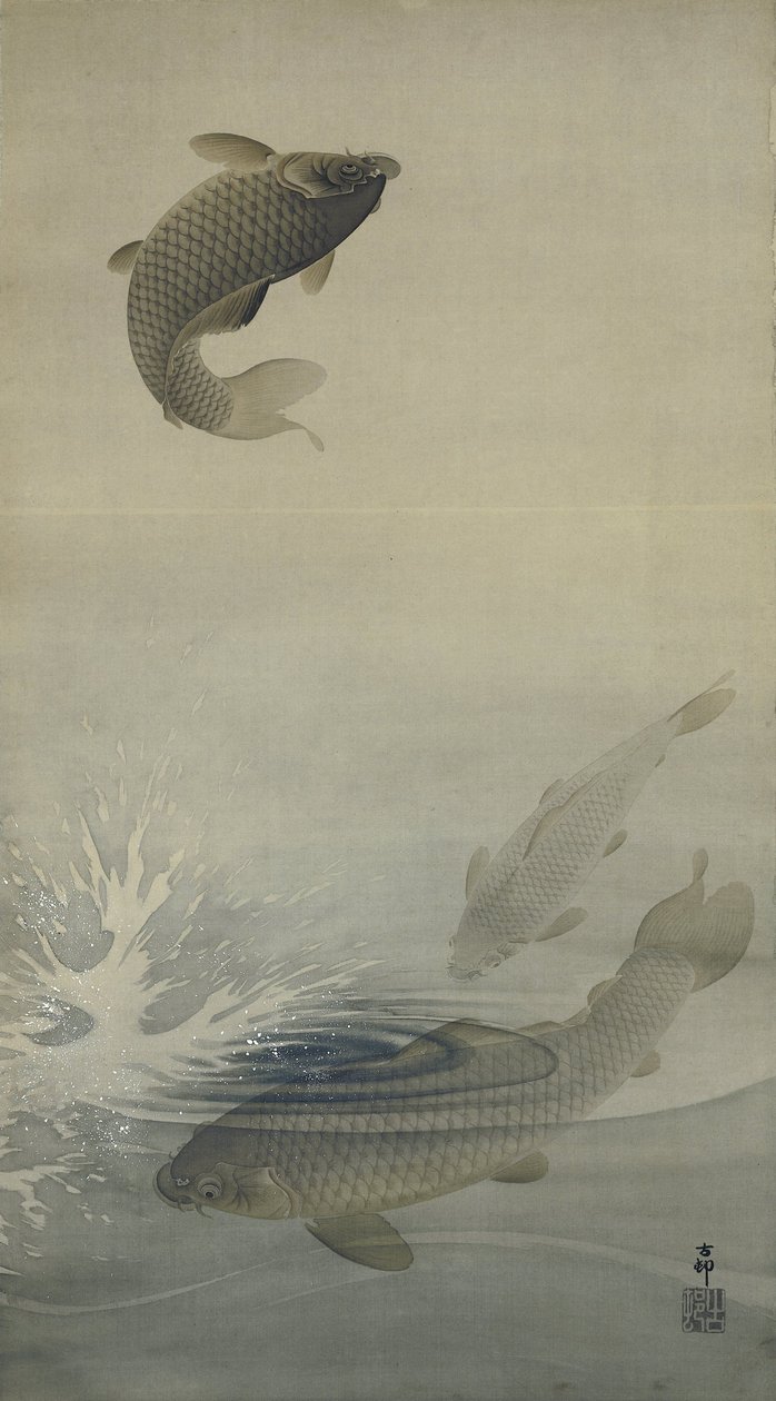 Carpes - Ohara Koson