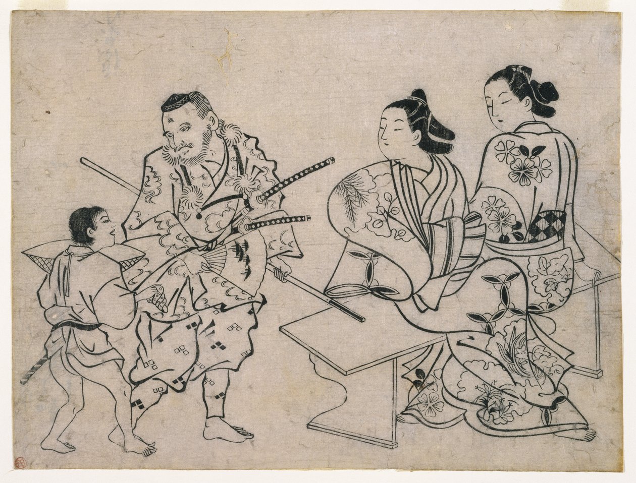 Sumizuir-e, c.1710 - Okumura Masanobu