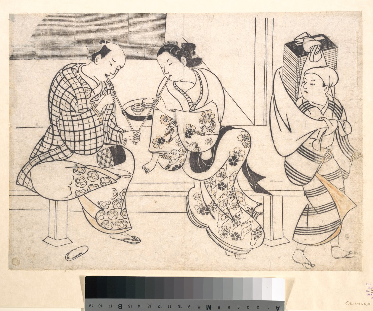 Couple amoureux - Okumura Masanobu