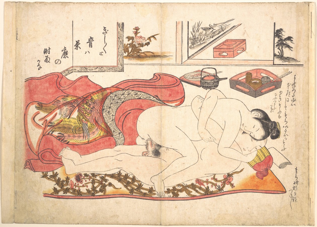 Scène dans une chambre - Okumura Masanobu