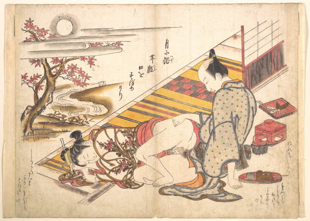 Scène de chambre à coucher - Okumura Masanobu