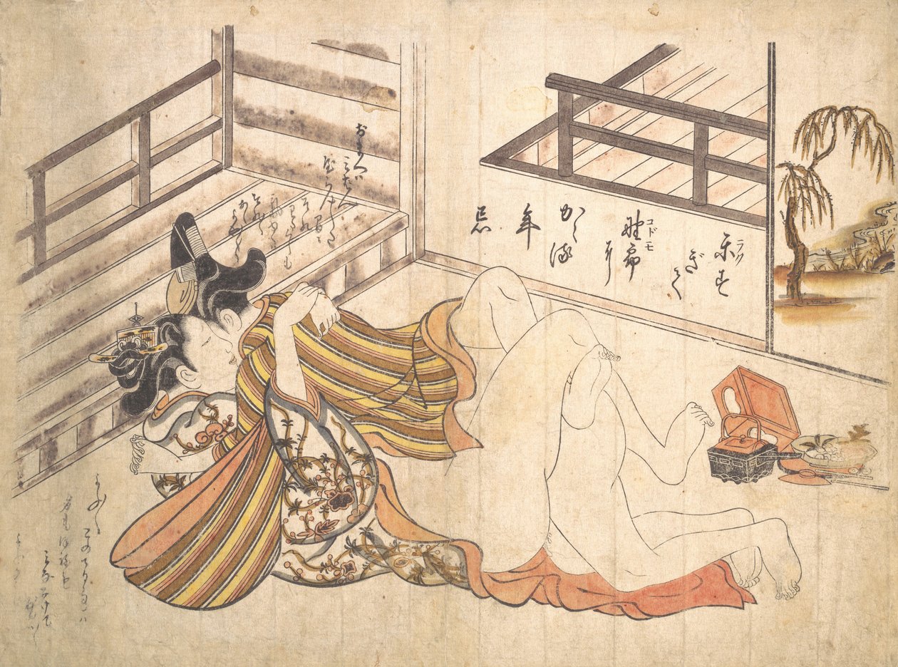 Scène de chambre - Okumura Masanobu