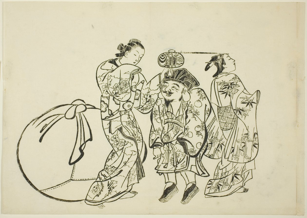 Mesure de la taille de Daikoku, no. 5 d